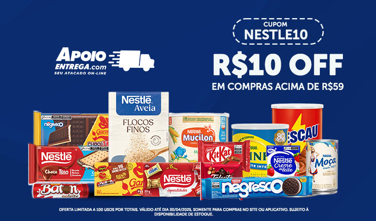 Cupom Nestlé 21 a 30/04